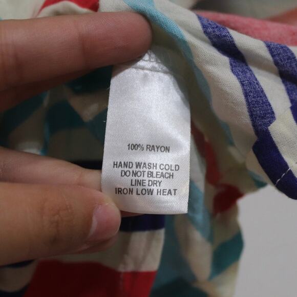 Lulu's Adrift Multi Striped Tank Top Sz M - Picture 6 of 12